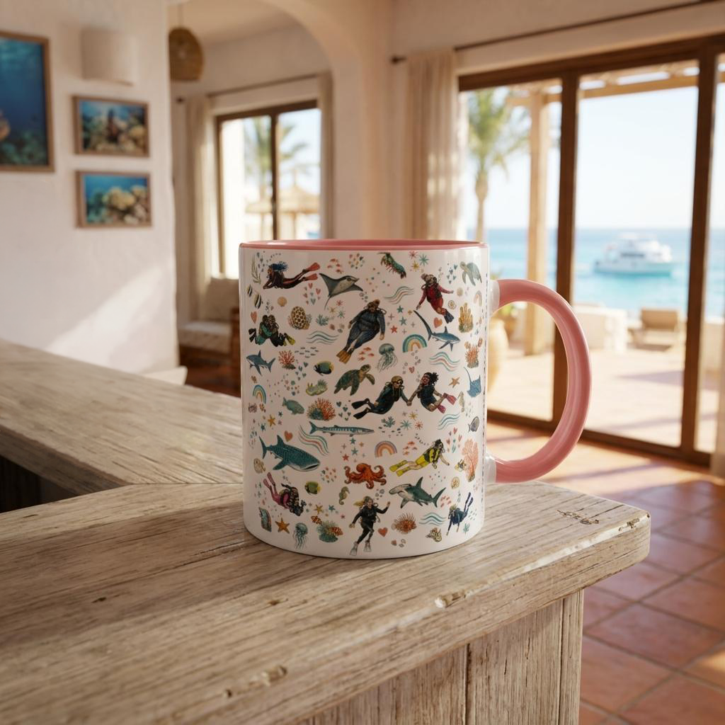 Ocean-Inspired Mug - One Ocean: Encounters (with your own text!)