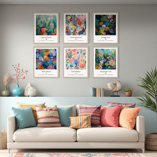 Premium Art Print - Living Coral: Lagoon Dream