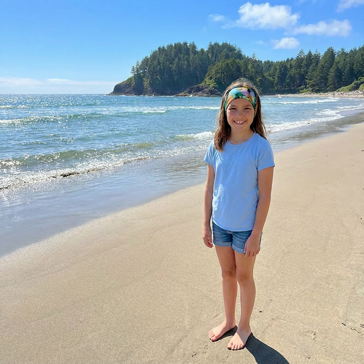 Sea-Ready Headband - Living Coral: Temperate Tide