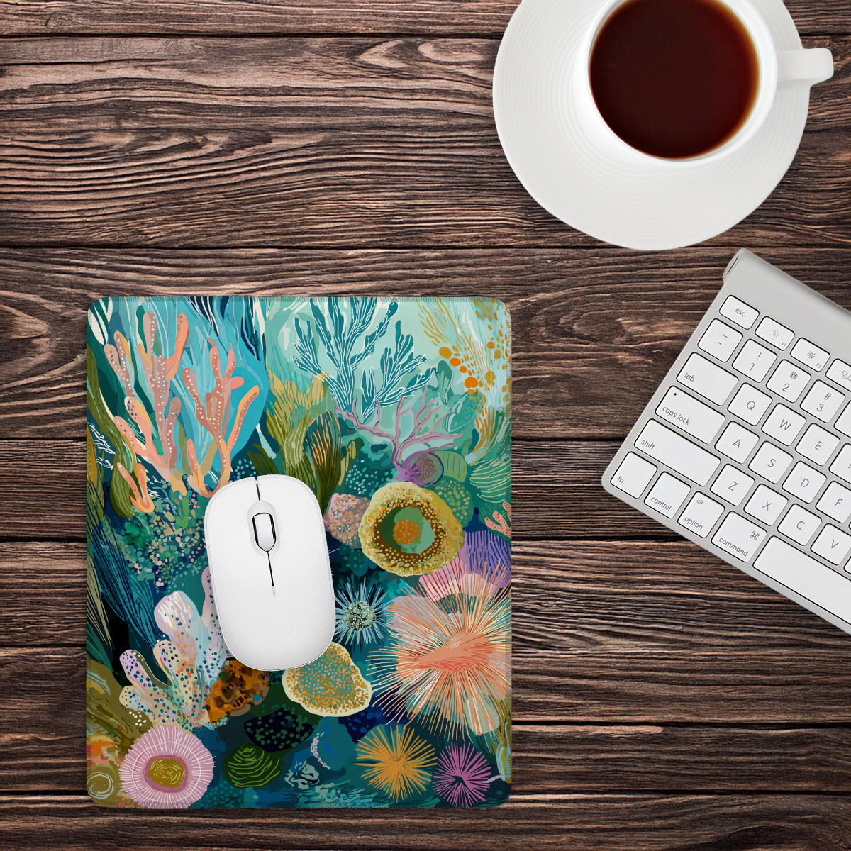 Depth Mousepad - Living Coral: Temperate Tide