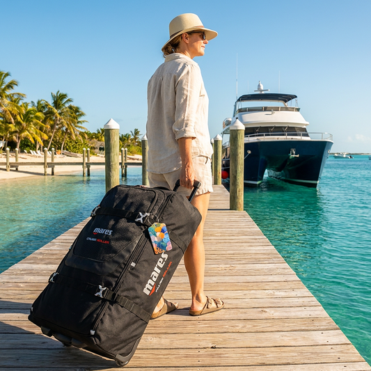 Drift Travel Tags - Living Coral: Azure Bloom