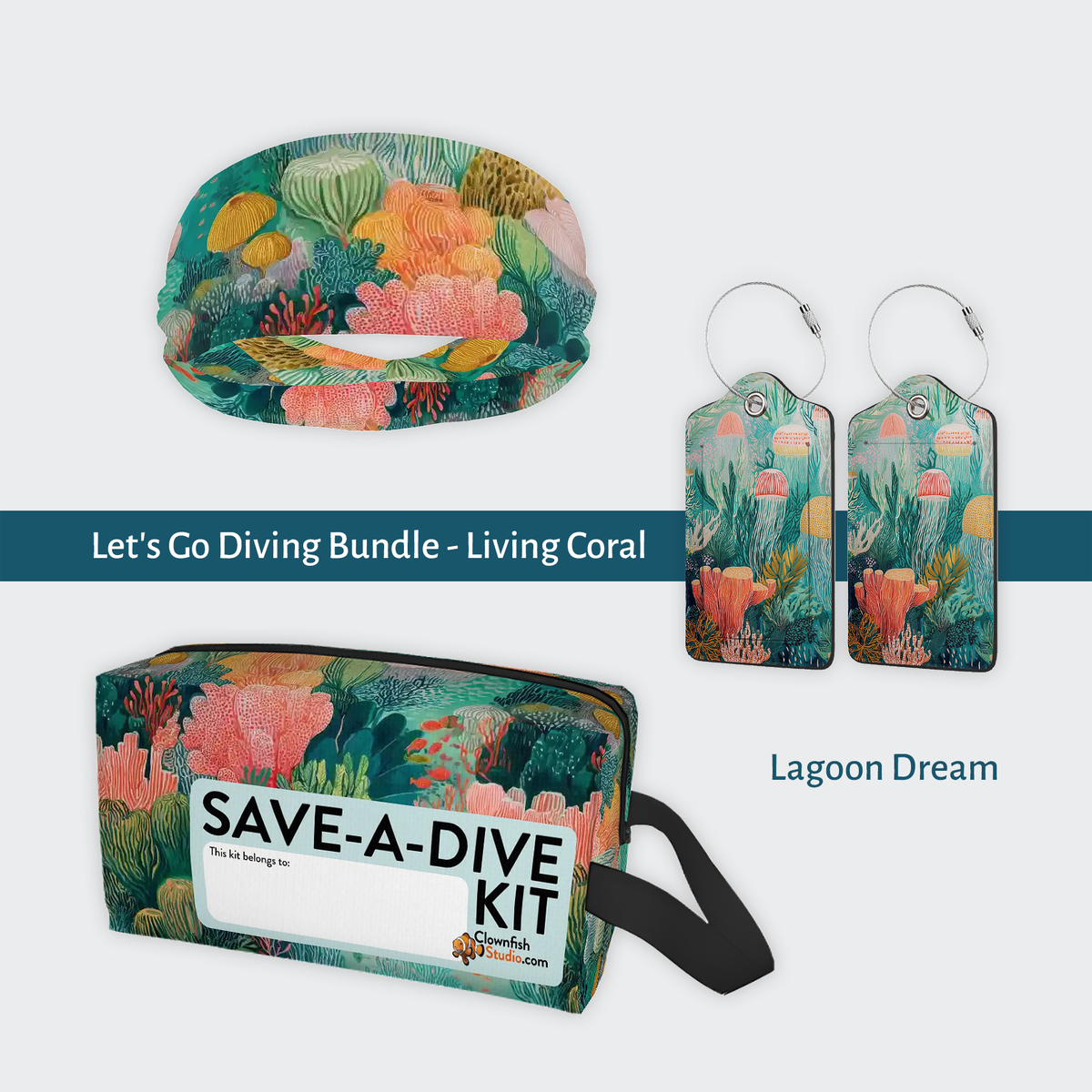 Let's Go Diving Bundle - Living Coral: Lagoon Dream