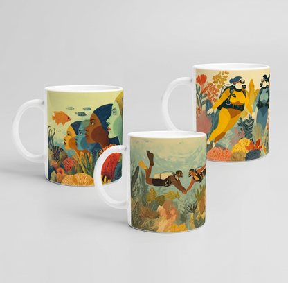 Ocean-Inspired 3-Mug Set - One Ocean