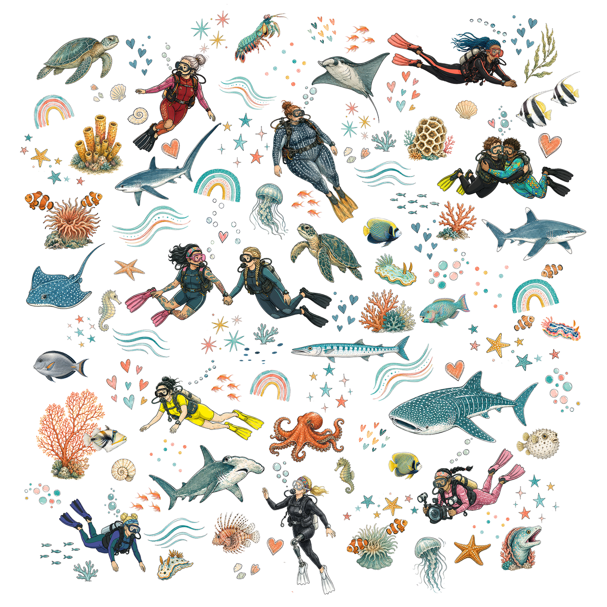 Ocean-Inspired Mug - One Ocean: Encounters (with your own text!)