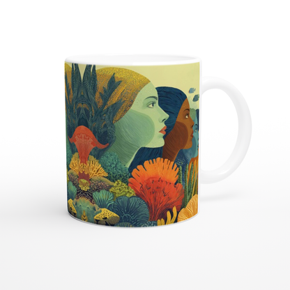 Ocean-Inspired Mug - One Ocean: Many Faces, One Ocean