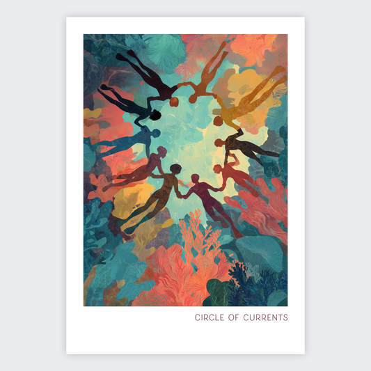 Poster Edition - One Ocean: Circle of Currents