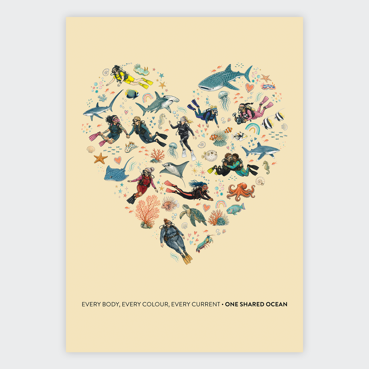 Poster Edition - One Ocean: Encounters Heart