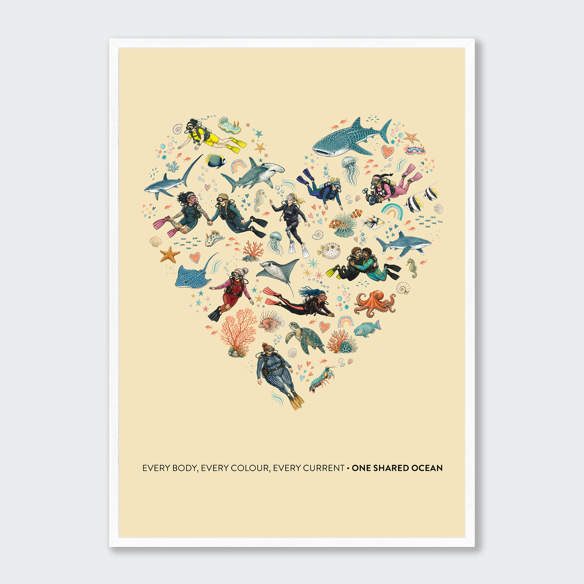 Poster Edition - One Ocean: Encounters Heart