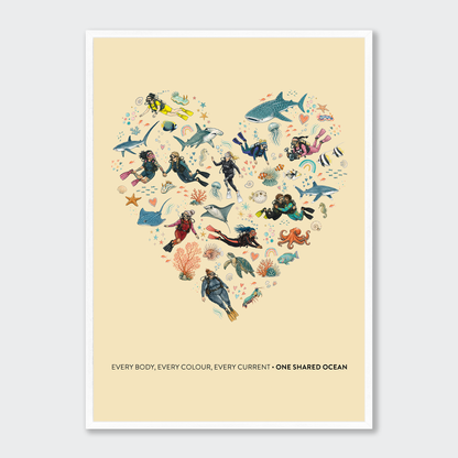 Poster Edition - One Ocean: Encounters Heart