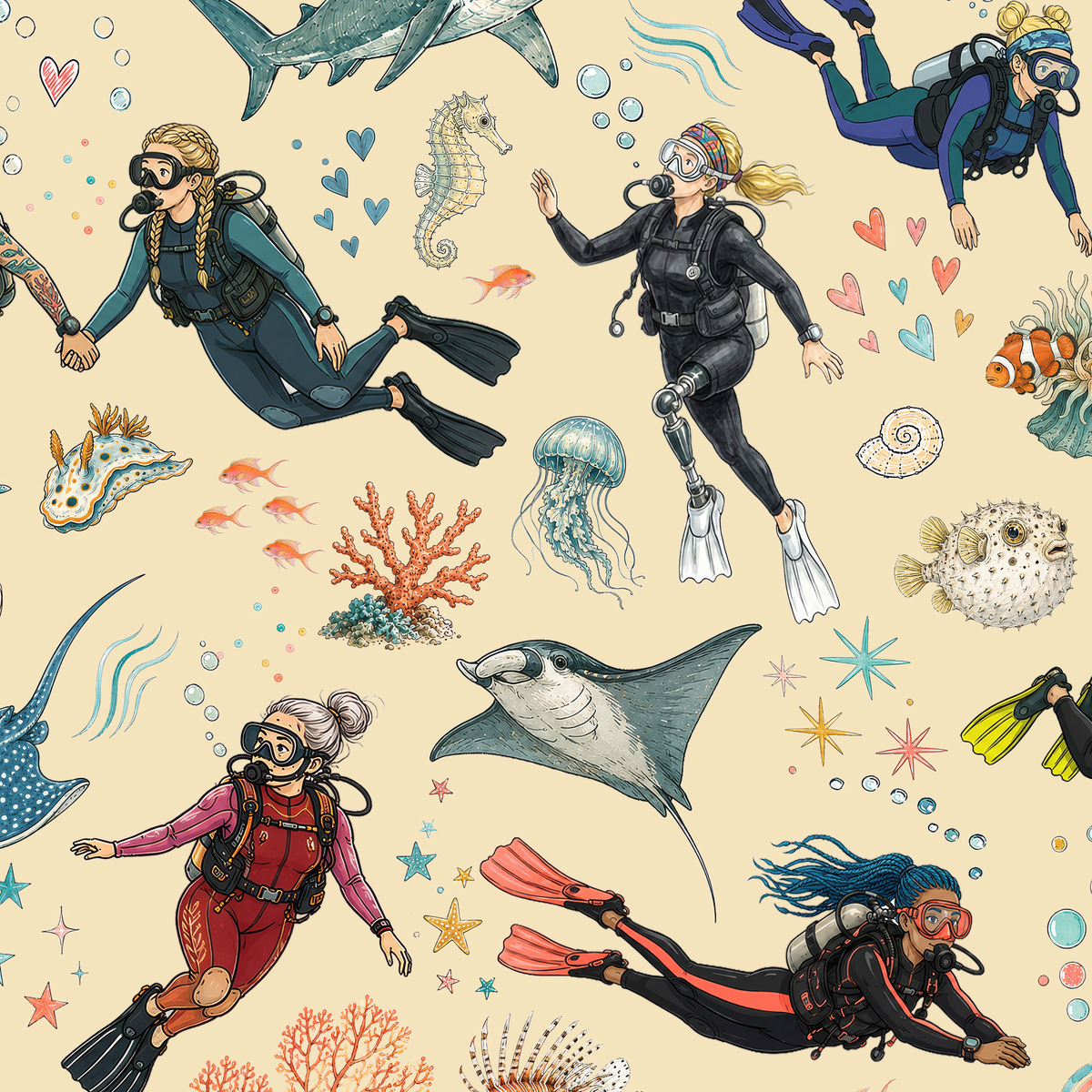 Poster Edition - One Ocean: Encounters Heart