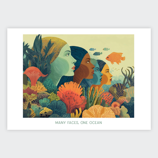 Poster Edition - One Ocean: Many Faces, One Ocean