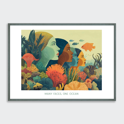 Poster Edition - One Ocean: Many Faces, One Ocean