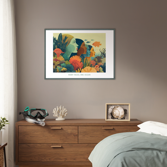 Poster Edition - One Ocean: Many Faces, One Ocean