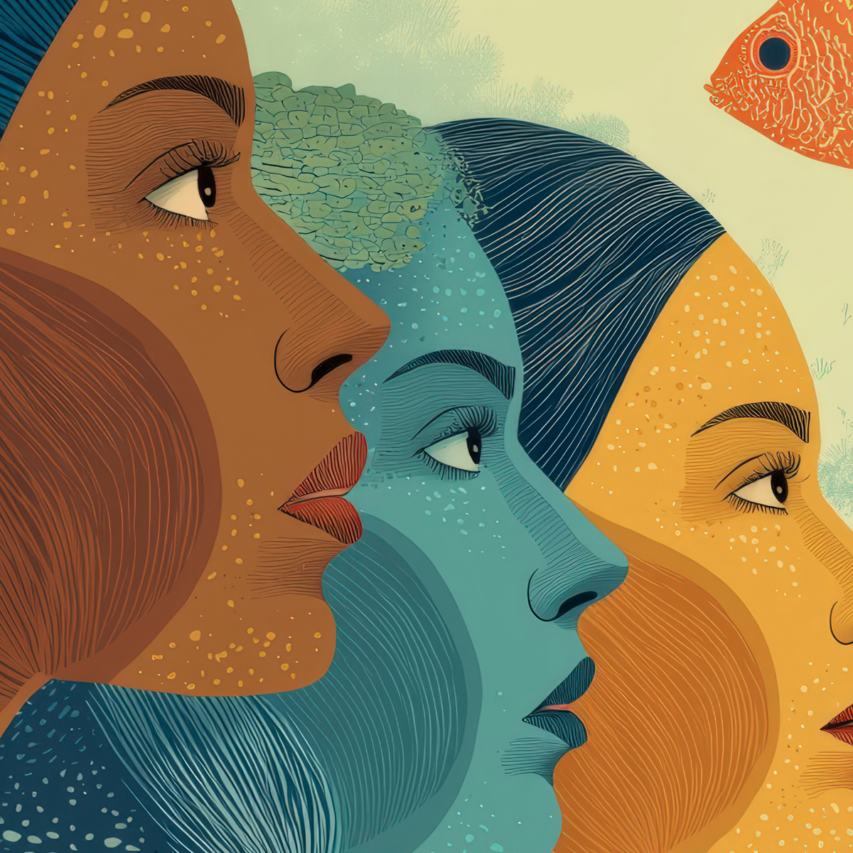 Poster Edition - One Ocean: Many Faces, One Ocean