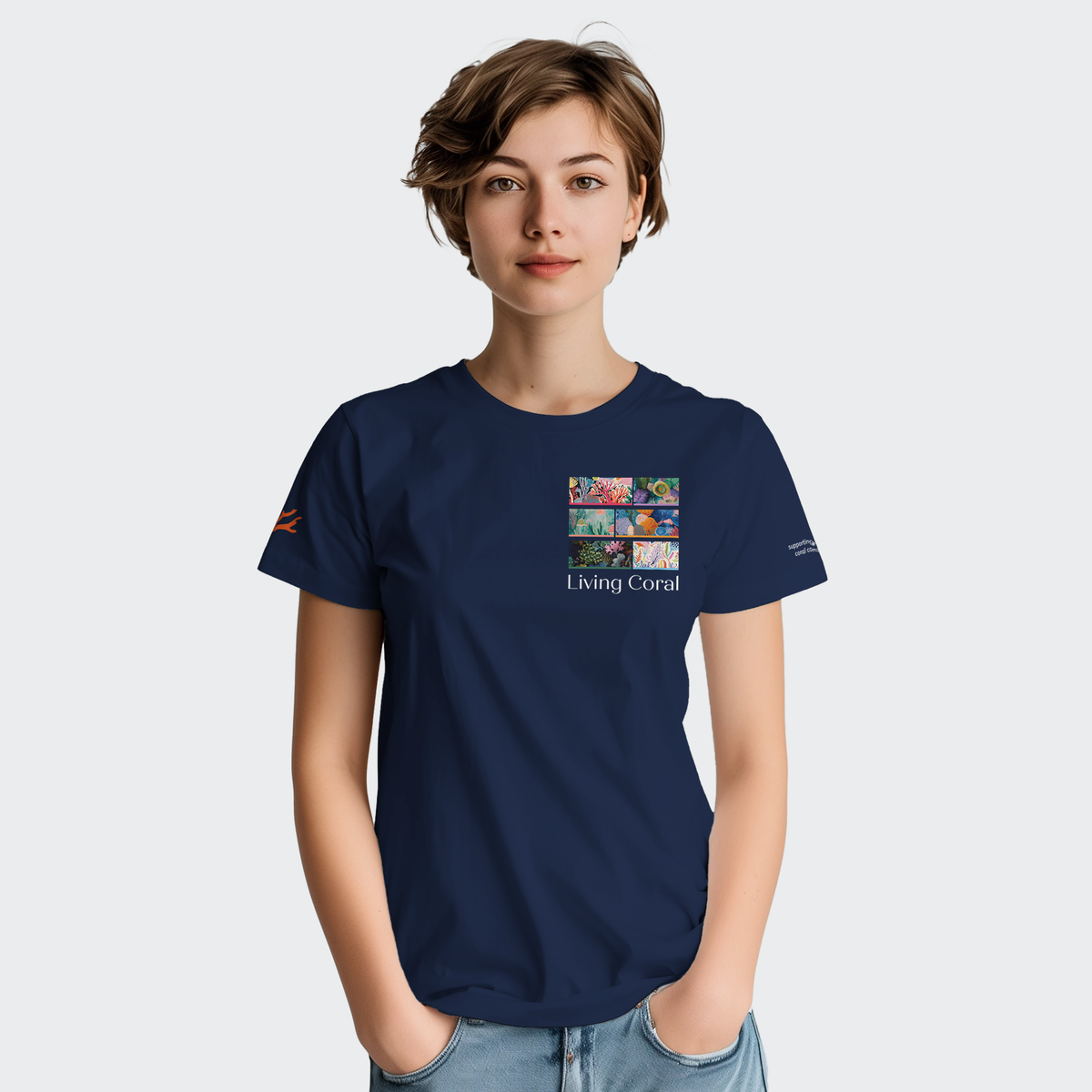 Après-Dive T-Shirt - Living Coral: The Signature Collection