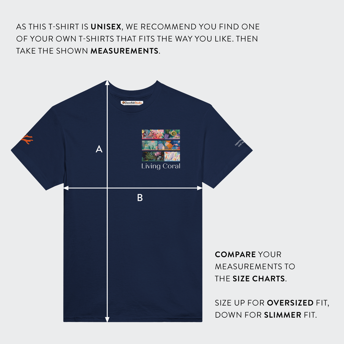 Après-Dive T-Shirt - Living Coral: The Signature Collection