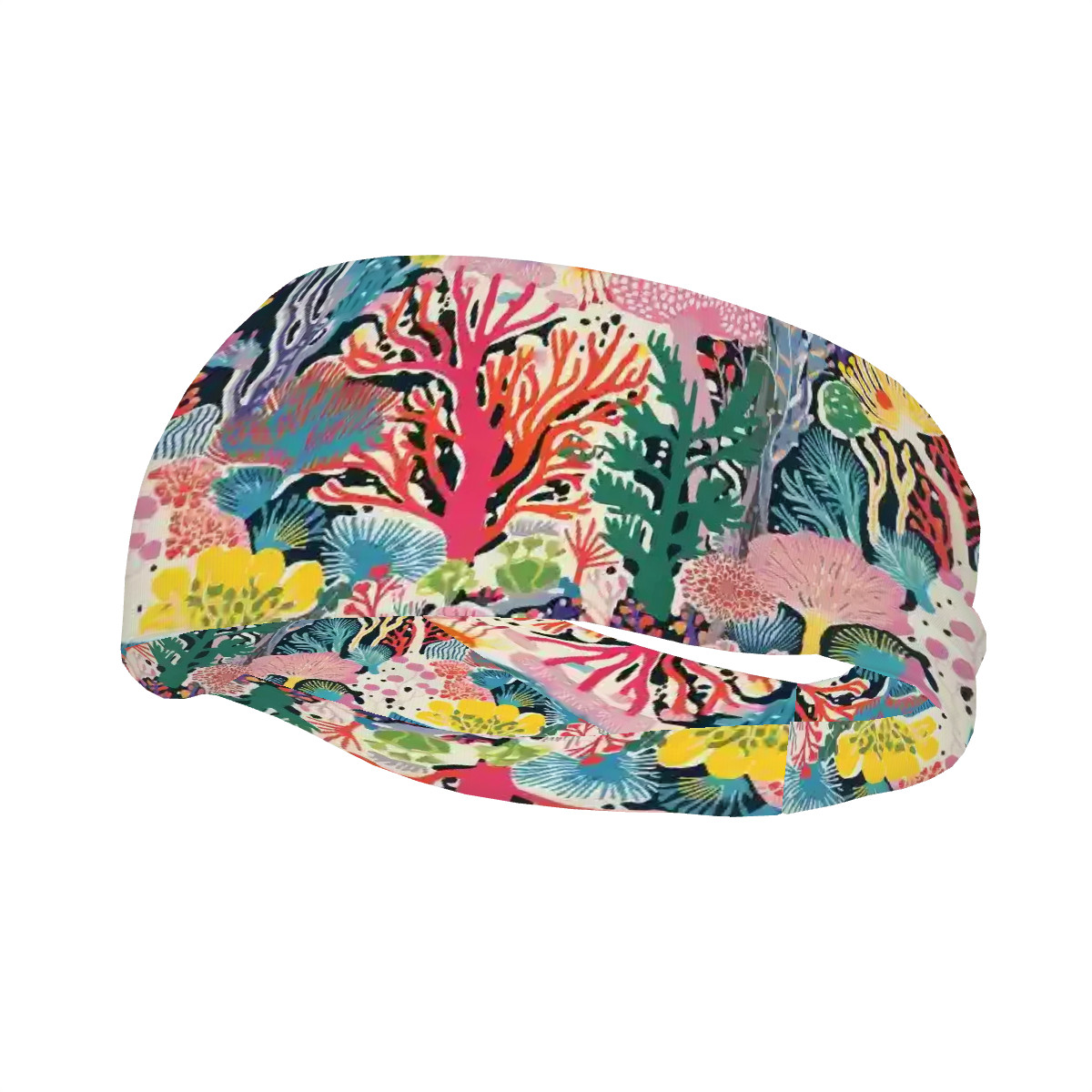 Sea-Ready Headband - Living Coral: Coral Symphony