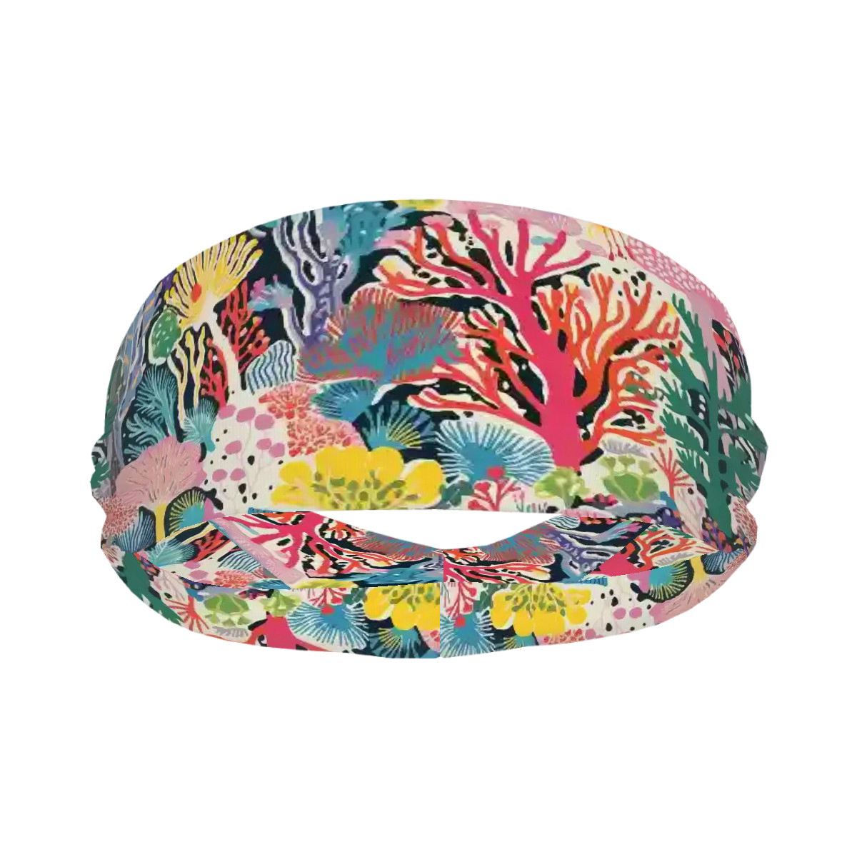 Sea-Ready Headband - Living Coral: Coral Symphony