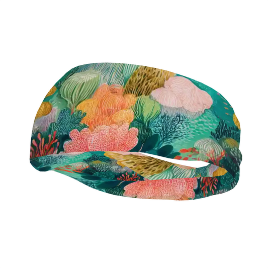 Sea-Ready Headband - Living Coral: Lagoon Dream