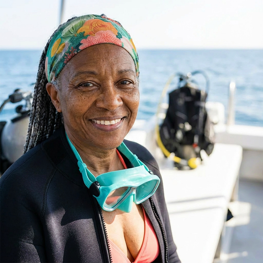 Sea-Ready Headband - Living Coral: Lagoon Dream