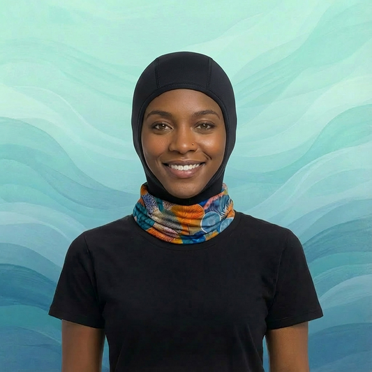 Sea Breeze Neckwear - Living Coral: Azure Bloom