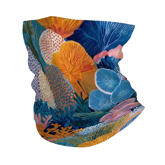 Sea Breeze Neckwear - Living Coral: Azure Bloom
