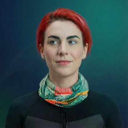 Sea Breeze Neckwear - Living Coral: Lagoon Dream