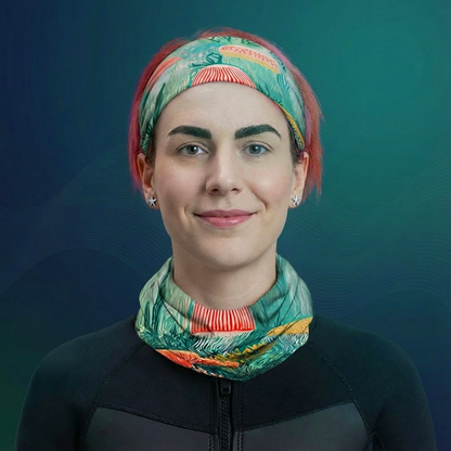 Sea Breeze Neckwear - Living Coral: Lagoon Dream