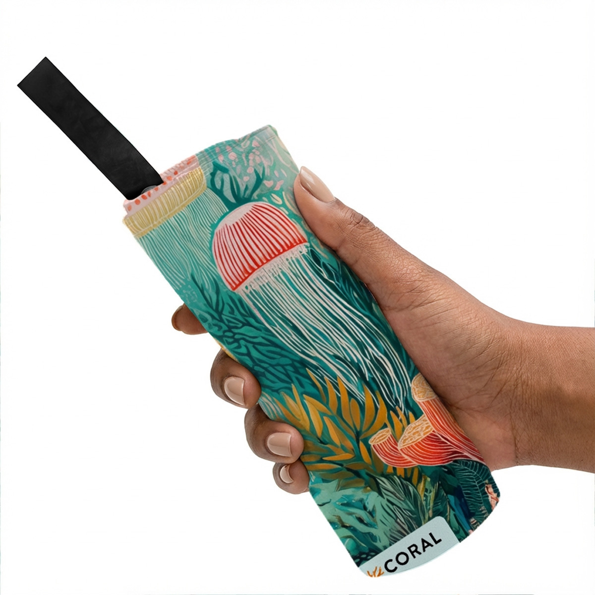 Pocket Gear Towel - Living Coral: Lagoon Dream
