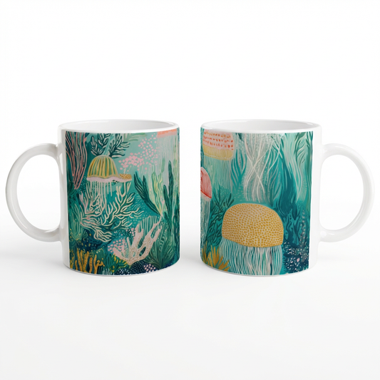 Ocean-Inspired Mugs Buddy Set - Living Coral: Lagoon Dream