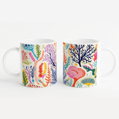 Ocean-Inspired Mugs Buddy Set - Living Coral: Sea Whisper