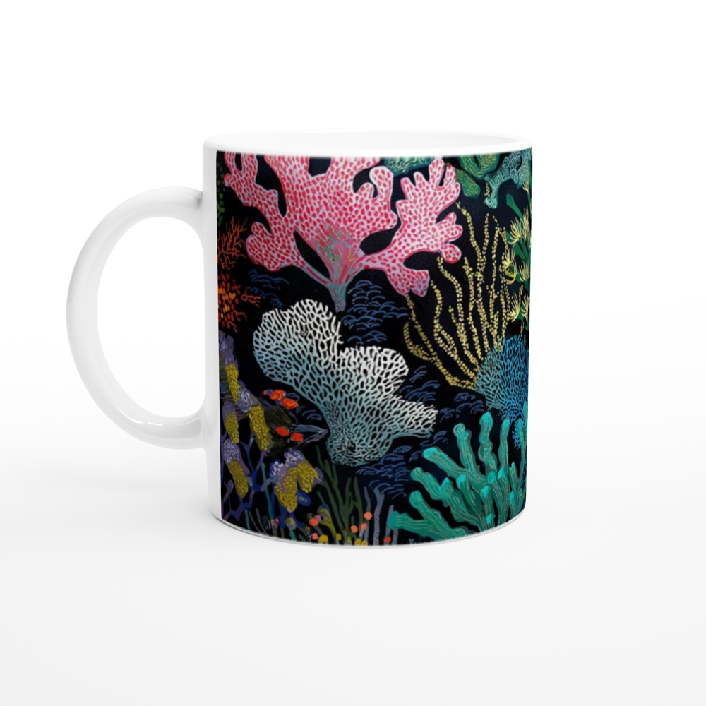 Ocean-Inspired Mug - Living Coral: Twilight Reef