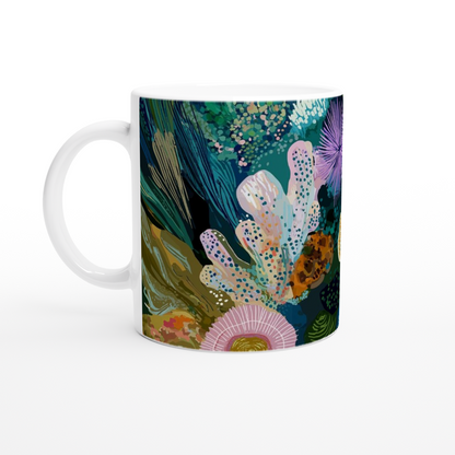 Ocean-Inspired Mug - Living Coral: Temperate Tide