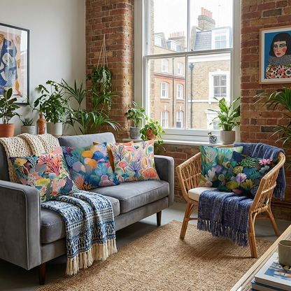 Ocean Dream Pillowcases Collector’s Set – Living Coral