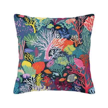 Ocean Dream Pillowcase - Living Coral: Coral Symphony