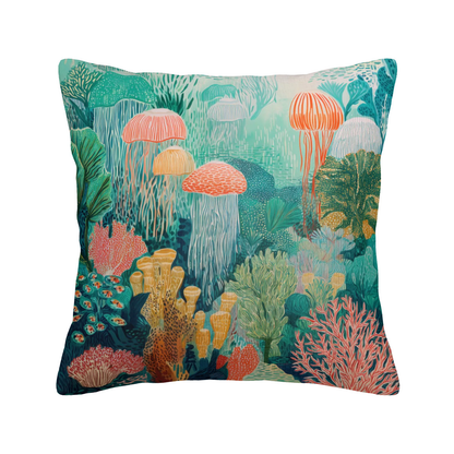 Ocean Dream Pillowcase - Living Coral: Lagoon Dream