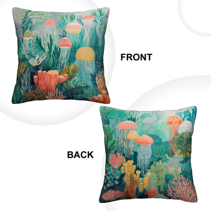 Ocean Dream Pillowcase - Living Coral: Lagoon Dream