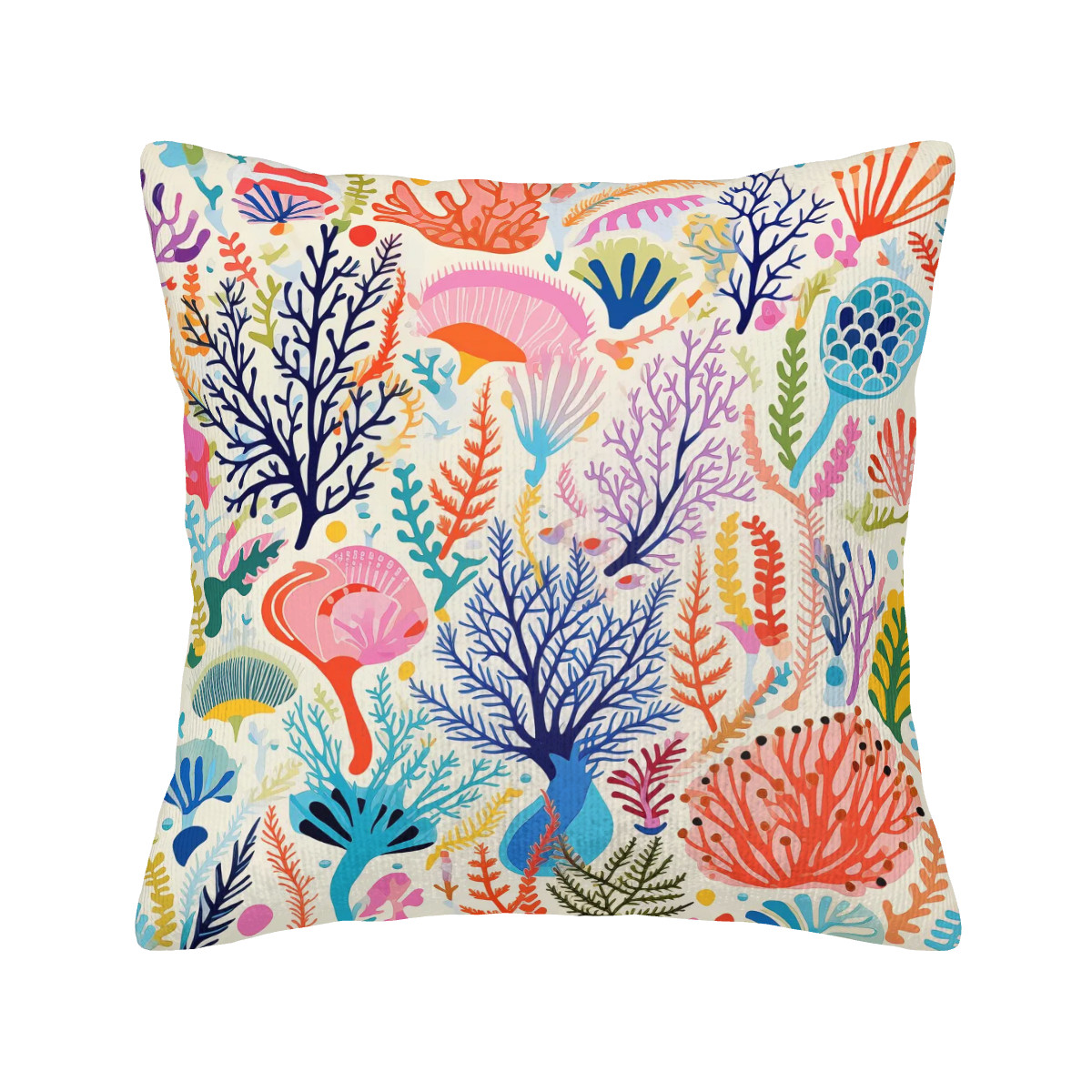 Ocean Dream Pillowcase - Living Coral: Sea Whisper
