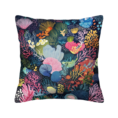 Ocean Dream Pillowcase - Living Coral: Twilight Reef