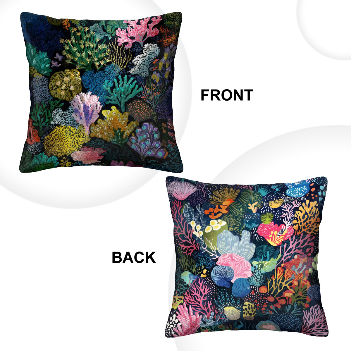 Ocean Dream Pillowcases Collector’s Set – Living Coral