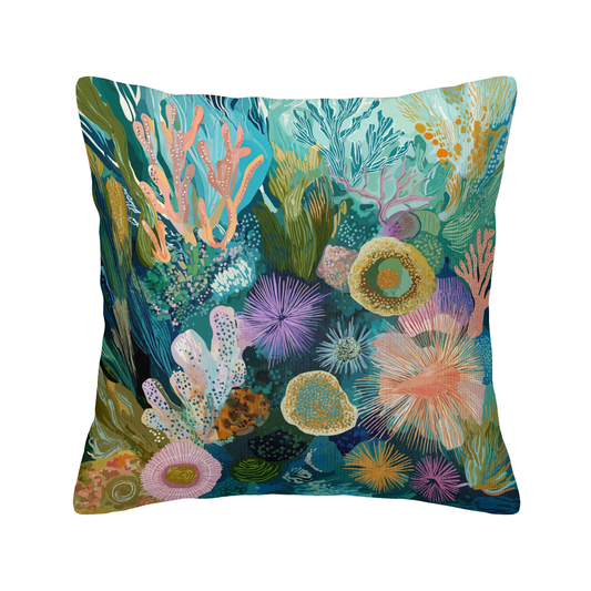Ocean Dream Pillowcase - Living Coral: Temperate Tide
