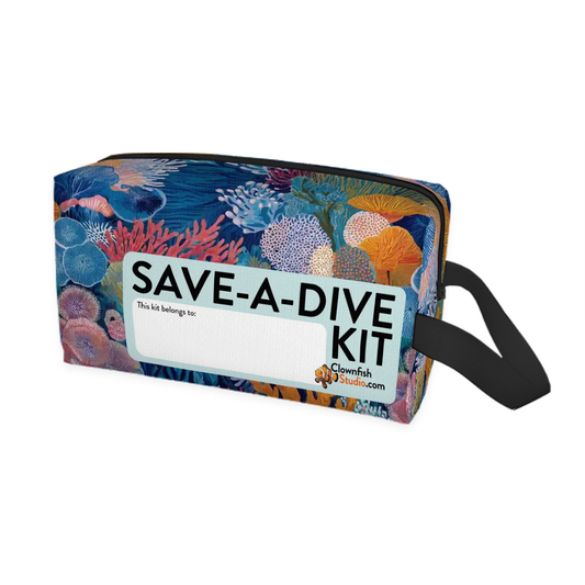 Save-A-Dive Zip Pack - Living Coral: Azure Bloom