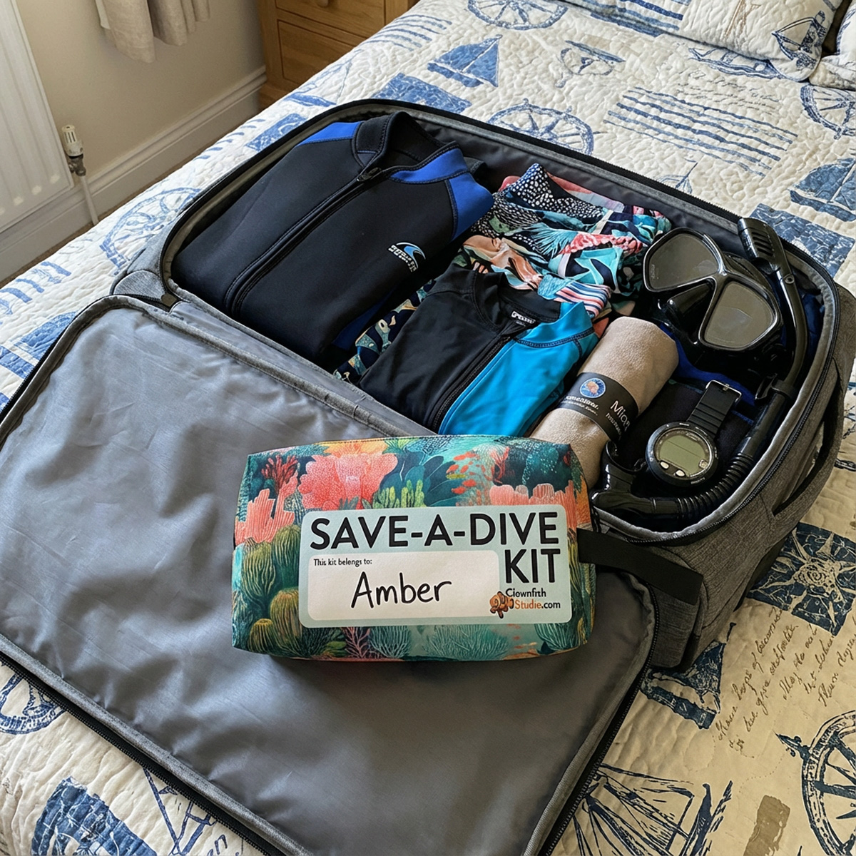 Save-A-Dive Zip Pack - Living Coral: Lagoon Dream