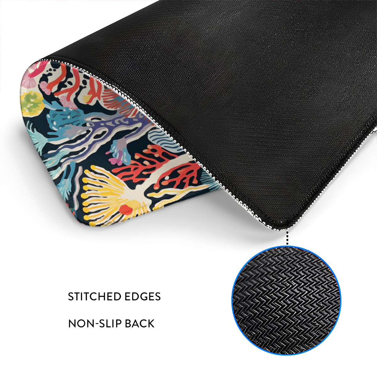 Depth Mousepad - Living Coral: Coral Symphony