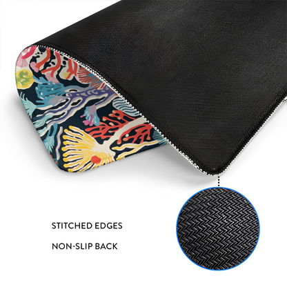 Depth Mousepad - Living Coral: Coral Symphony