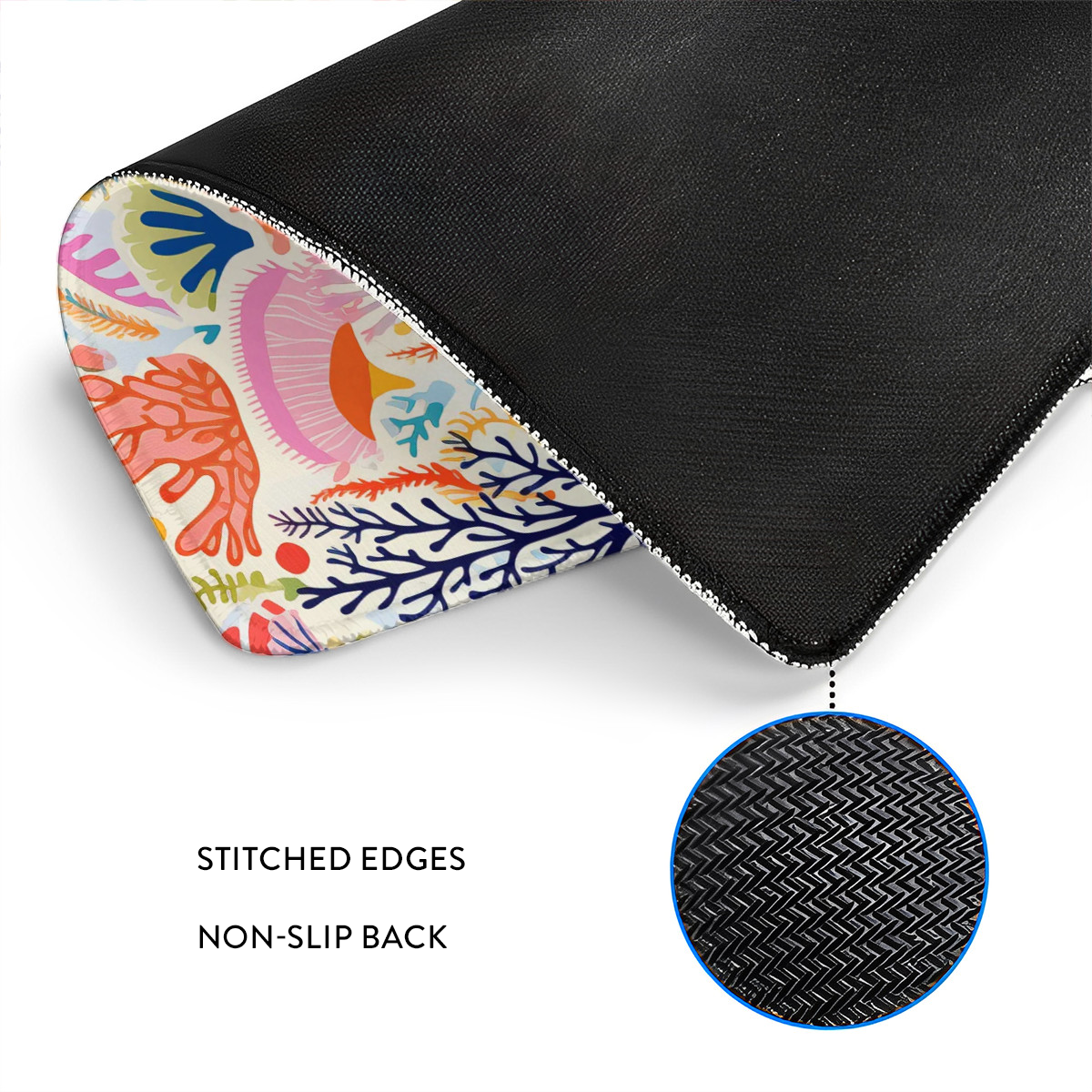 Depth Mousepad - Living Coral: Sea Whisper