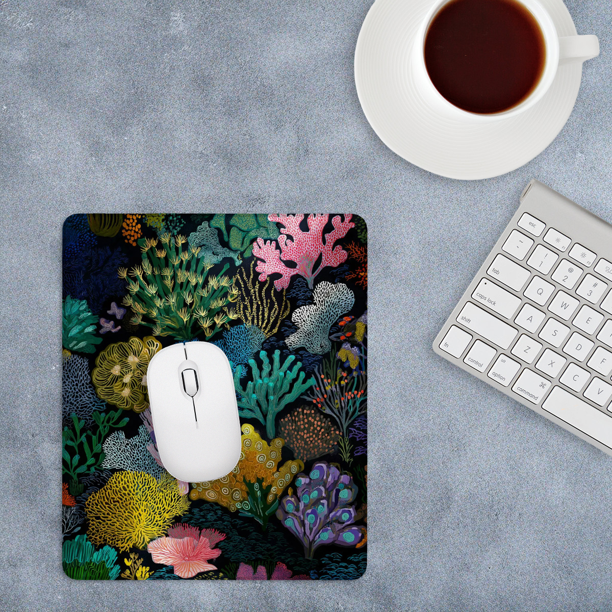 Depth Mousepad - Living Coral: Twilight Reef