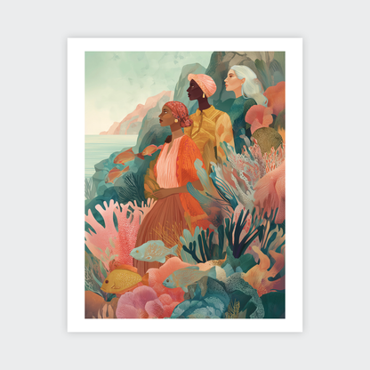 Premium Art Print - One Ocean: Tidekeepers