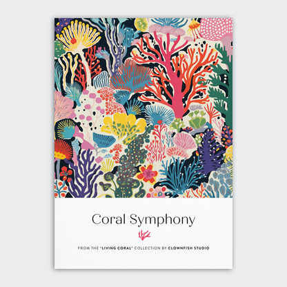 Postcard Set - 12x A6 - Living Coral