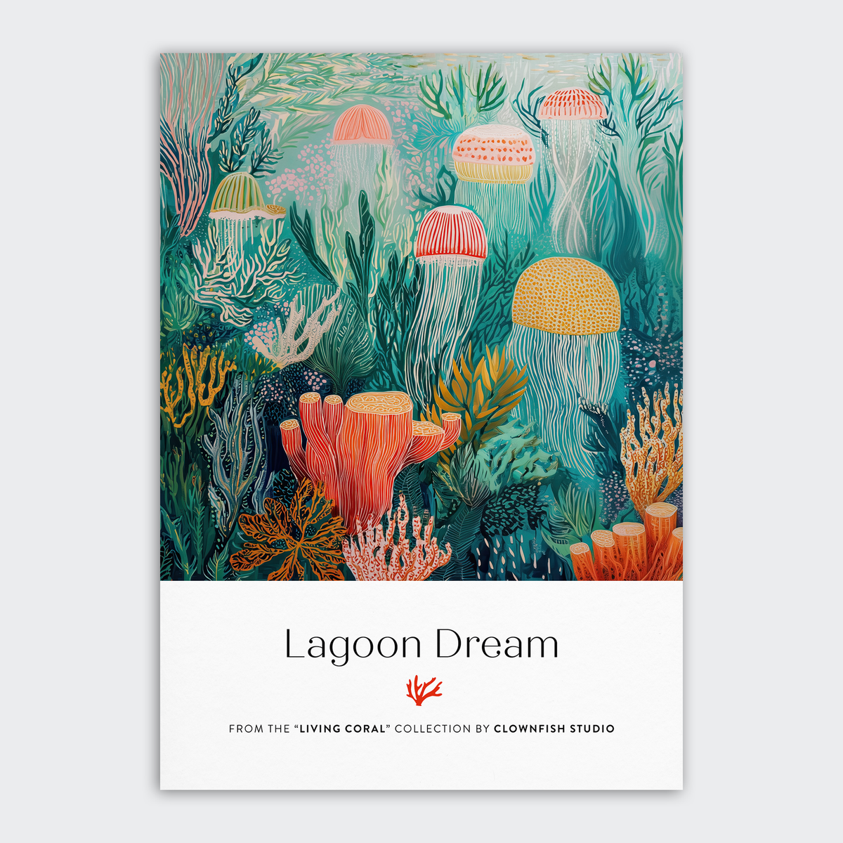 Postcard Set - 12x A6 - Living Coral
